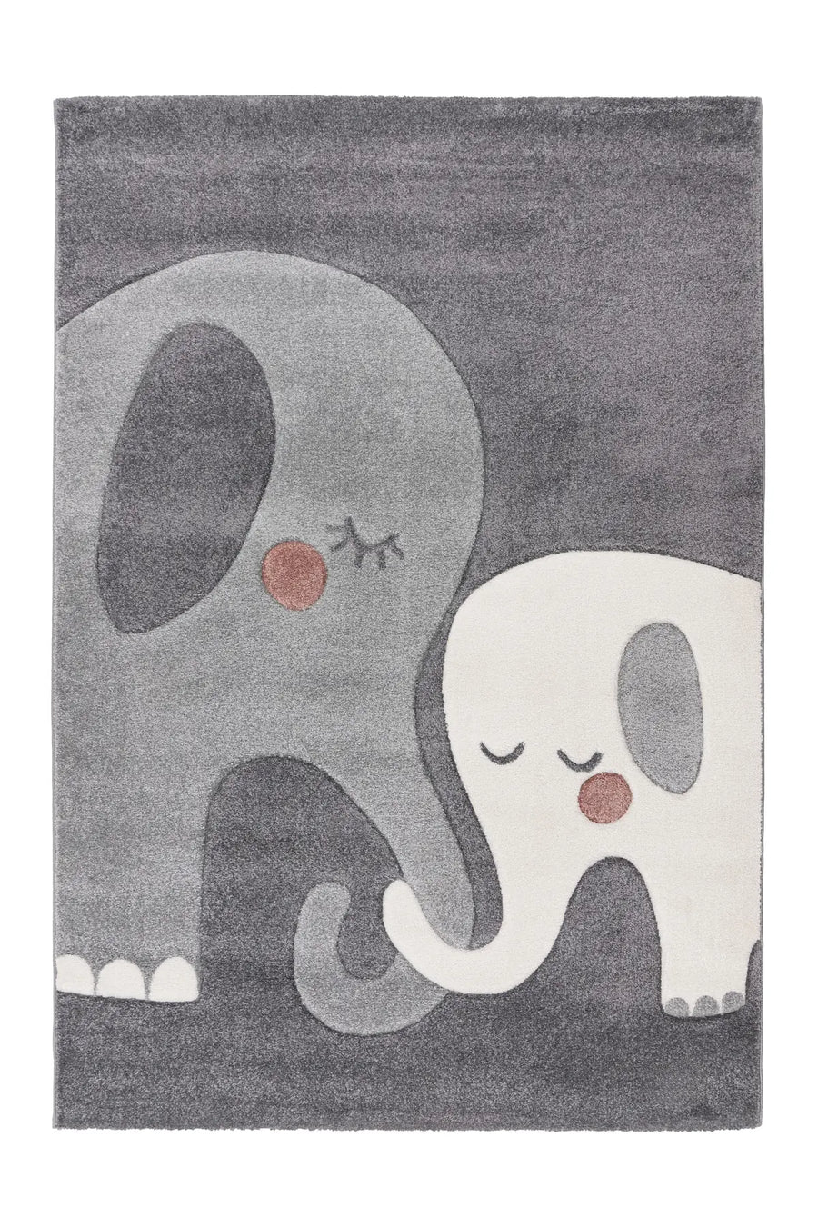 Children's Rug - Lavinia Silver Elephants
