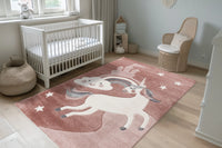 Children's Rug - Lavinia Pink Unicorn