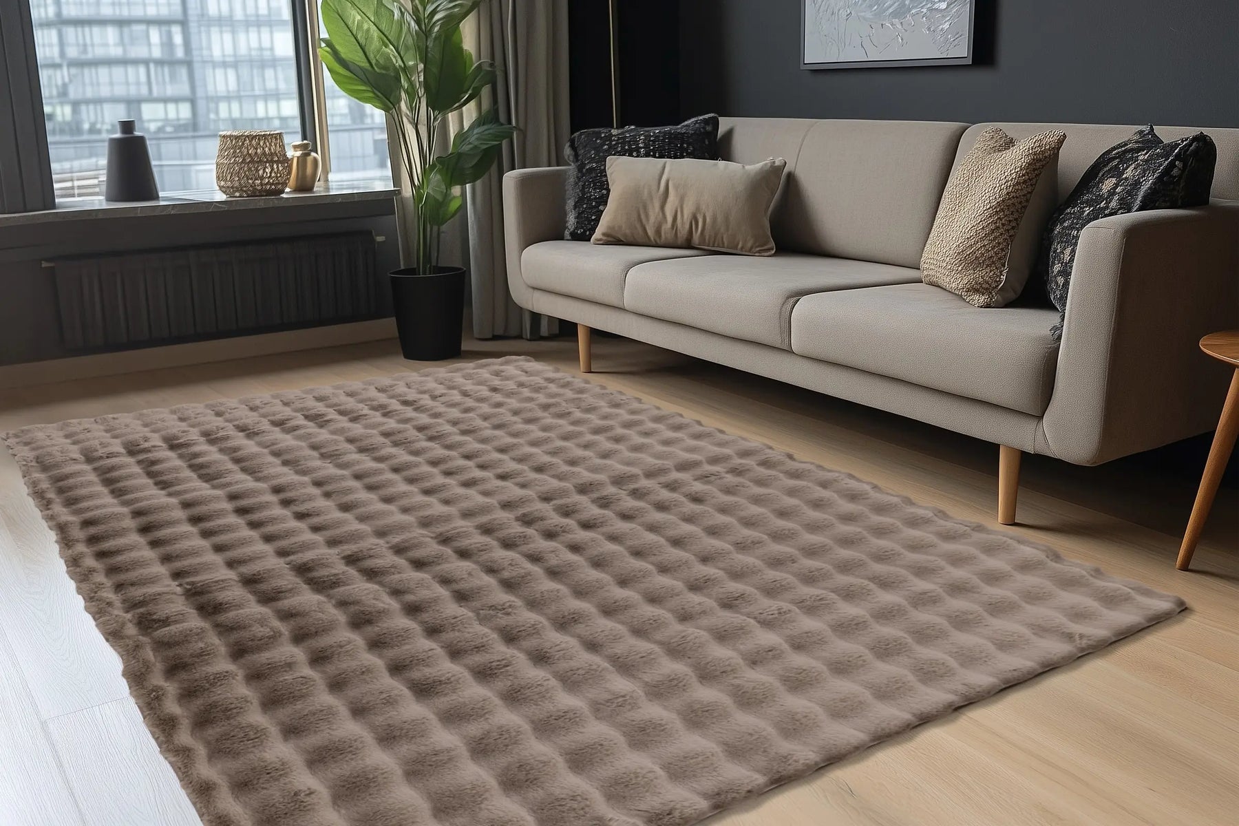 High-Pile Rug - Marenne Taupe