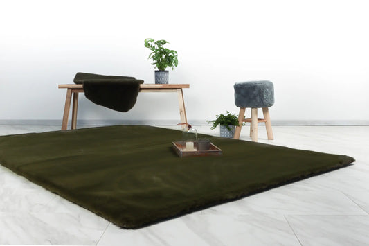 High-Pile Rug - Novara Basil Green