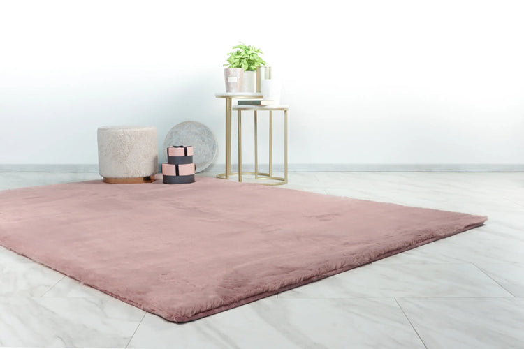 High-Pile Rug - Novara Powder Pink