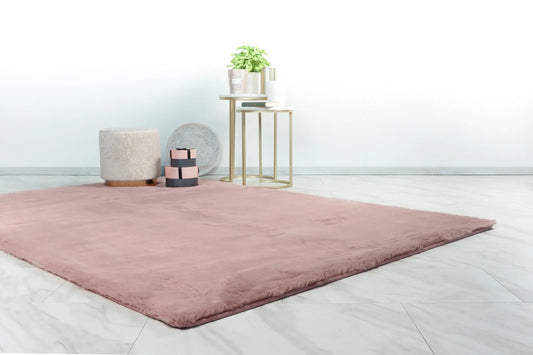 High-Pile Rug - Novara Powder Pink