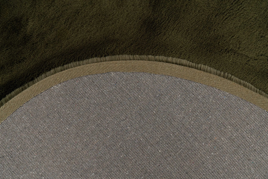 Organic Rug - Novara Basil Green Plain