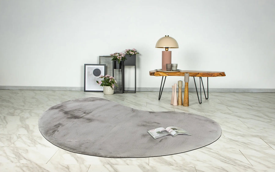 Organic Rug - Novara Silver Plain