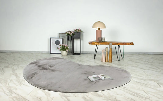 Organic Rug - Novara Silver Plain