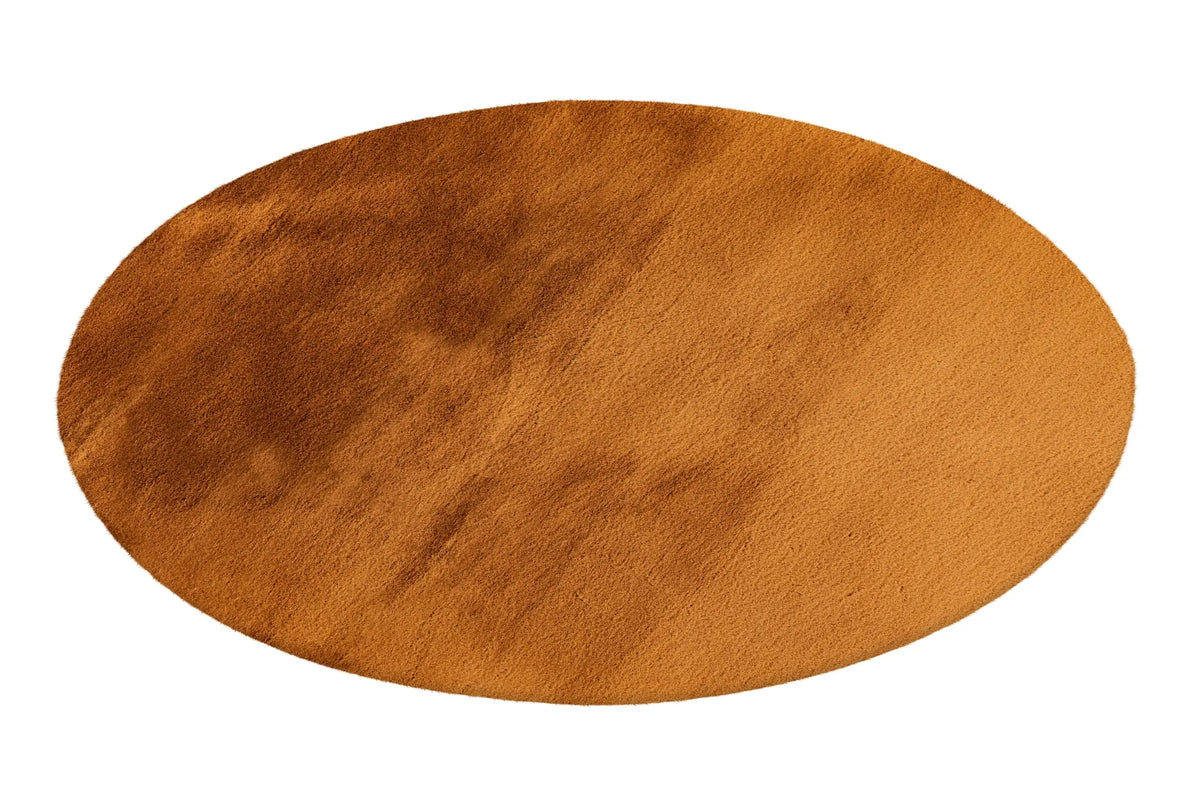 High-Pile Rug - Novara Amber Plain
