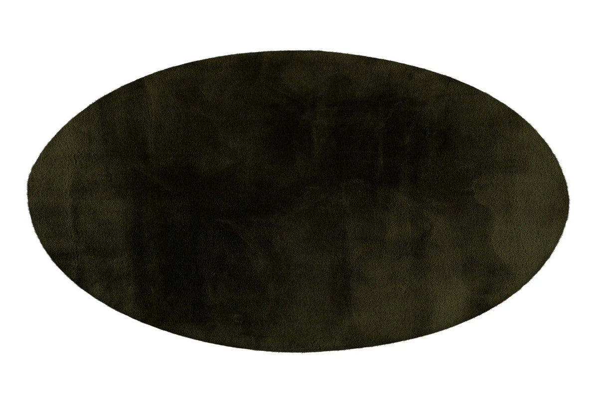 High-Pile Rug - Novara Basil Green Plain