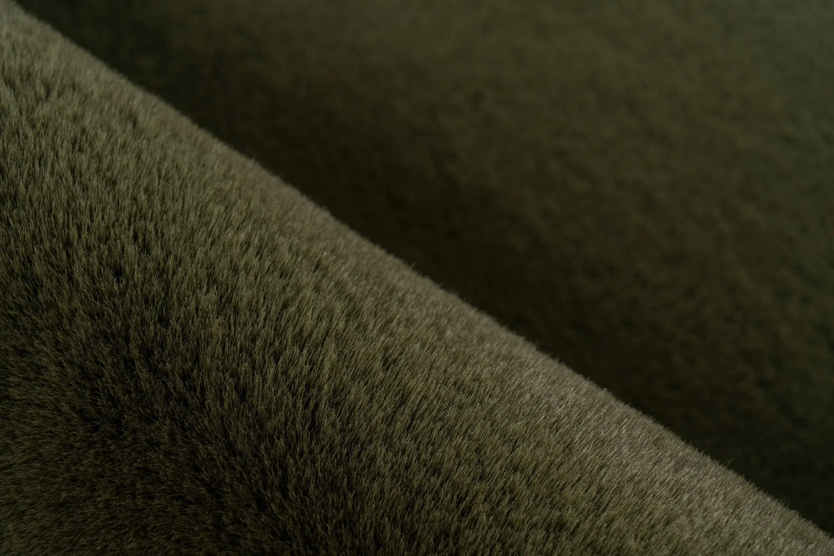 High-Pile Rug - Novara Basil Green Plain