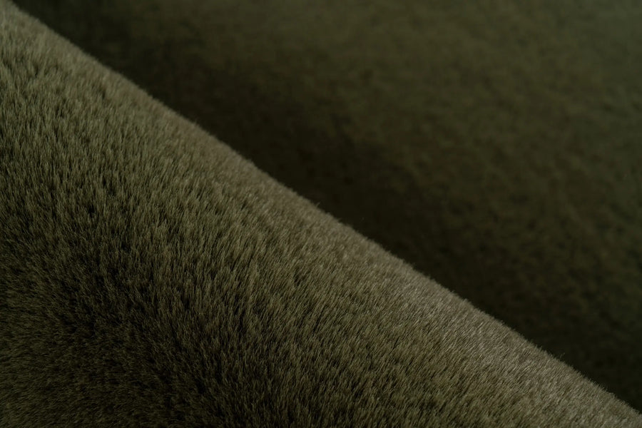 High-Pile Rug - Novara Basil Green Plain
