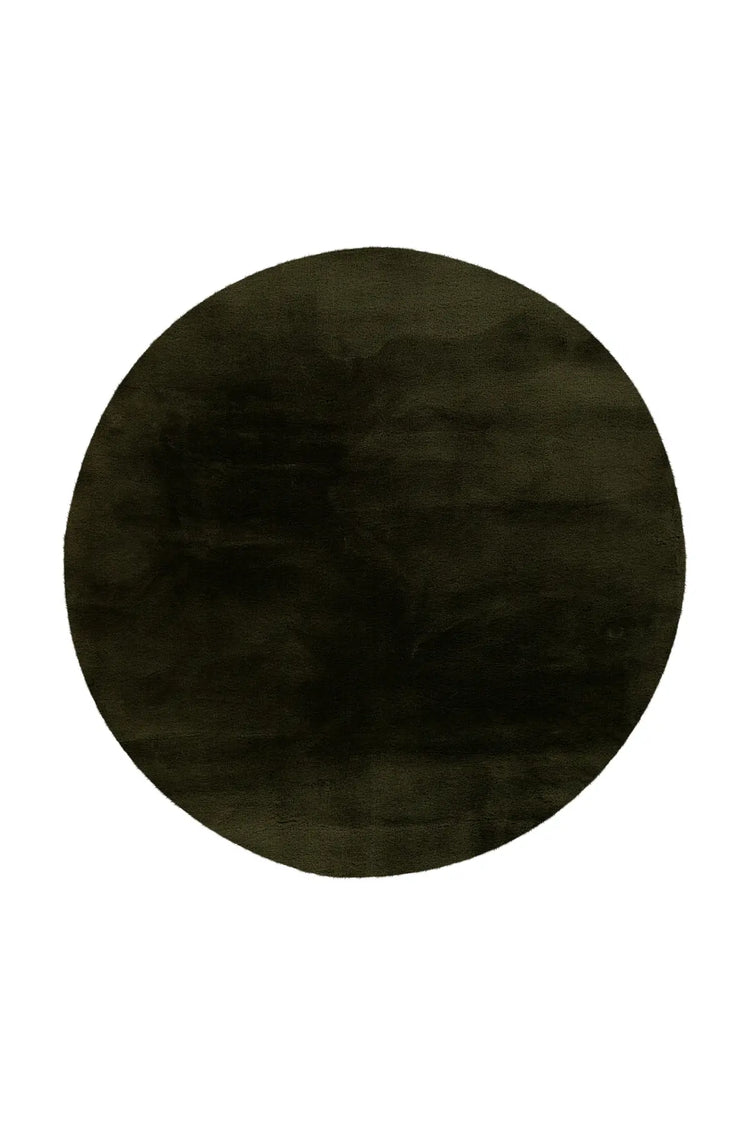 High-Pile Rug - Novara Basil Green Plain