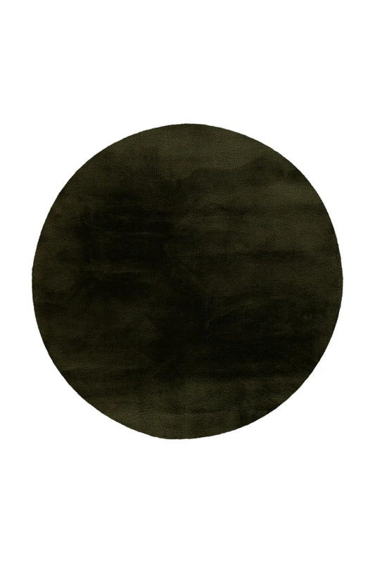 High-Pile Rug - Novara Basil Green Plain
