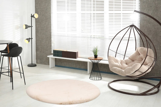 High-Pile Rug - Novara Beige Plain
