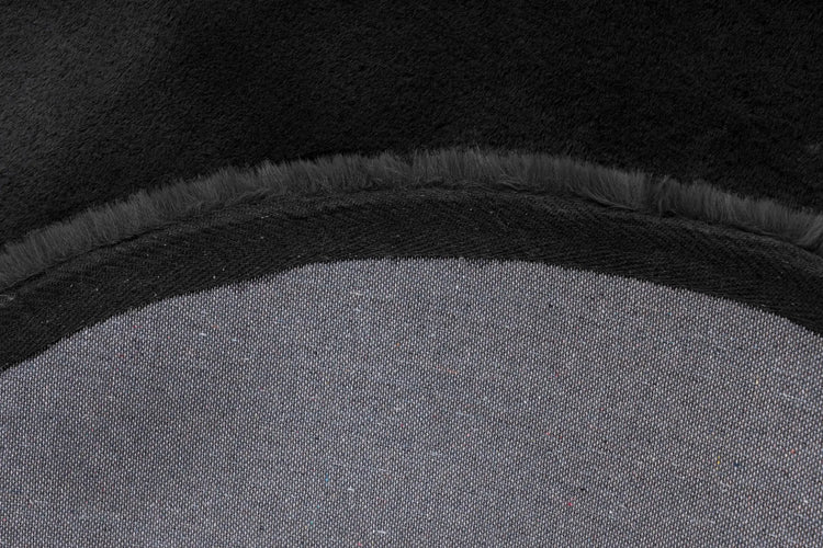 High-Pile Rug - Novara Black Plain