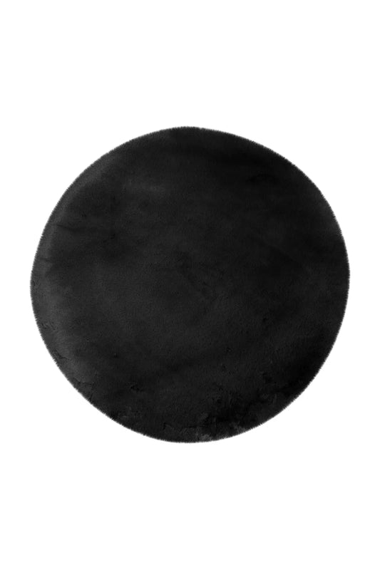 High-Pile Rug - Novara Black Plain