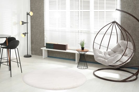 High-Pile Rug - Novara Cream Plain