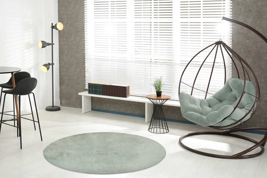 High-Pile Rug - Novara Jade Plain