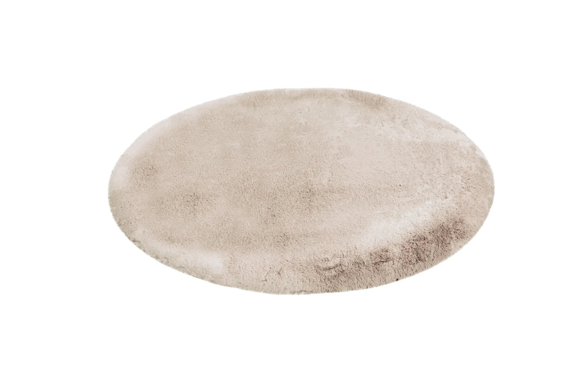 High-Pile Rug - Novara Light Taupe Plain