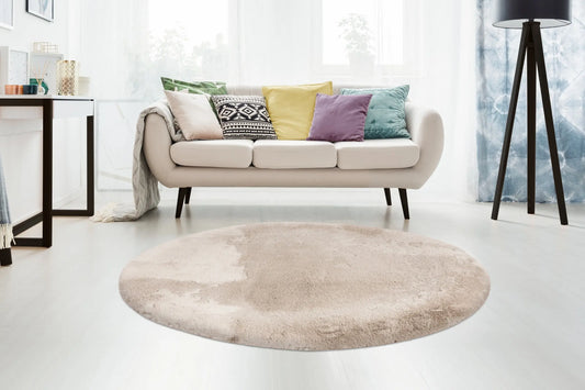 High-Pile Rug - Novara Light Taupe Plain