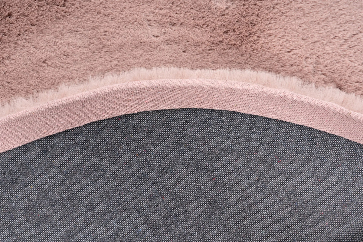High-Pile Rug - Novara Powder Pink Plain