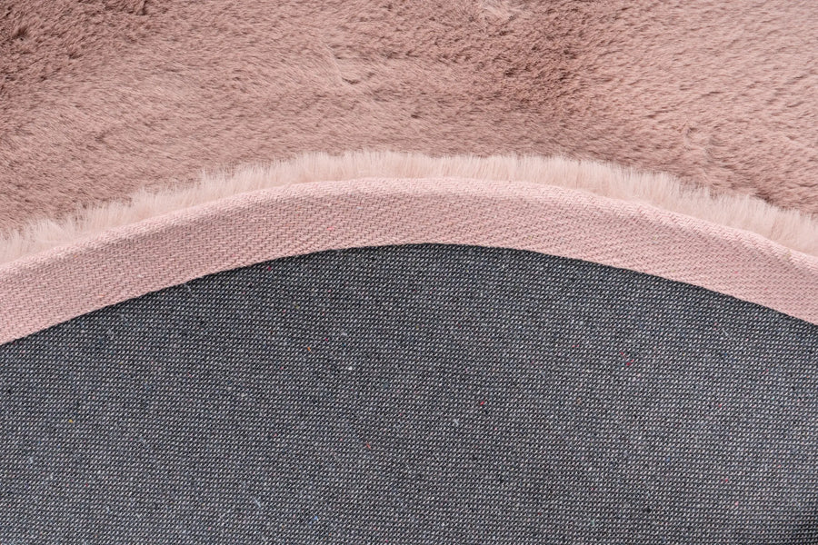 High-Pile Rug - Novara Powder Pink Plain