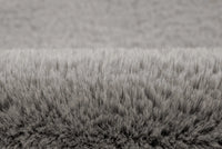 High-Pile Rug - Novara Silver Plain