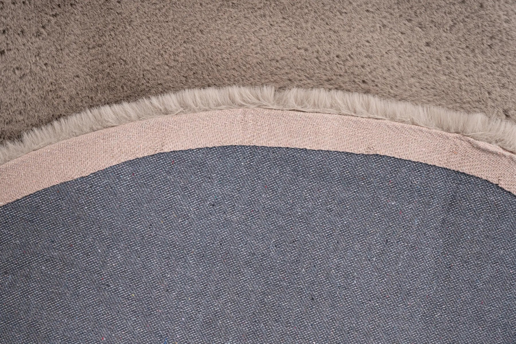 High-Pile Rug - Novara Taupe Plain