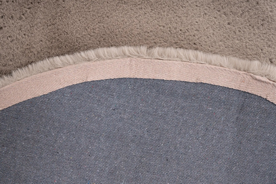 High-Pile Rug - Novara Taupe Plain