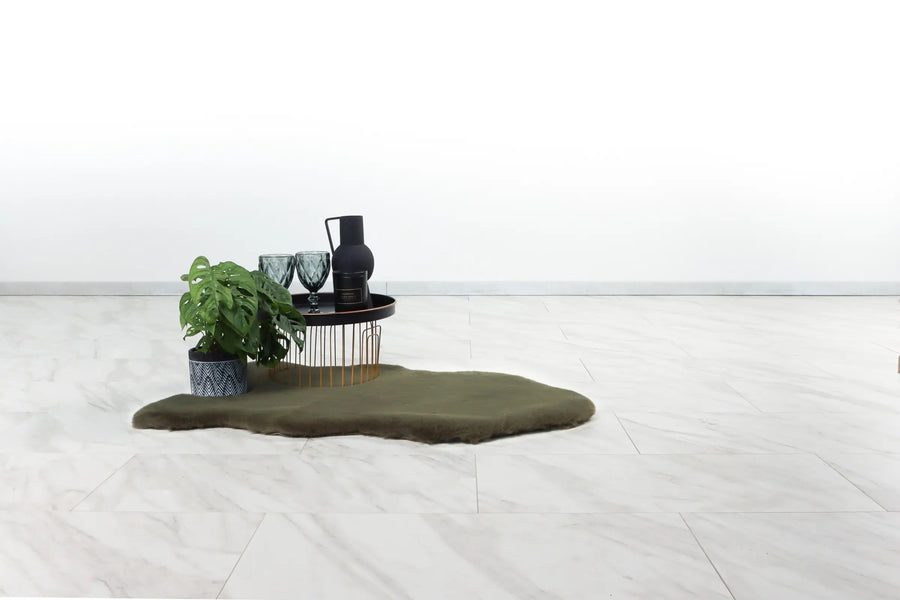 Organic Rug - Novara Basil Green