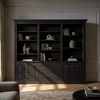 Beaumont - Natureiche Bibliotheksschrank