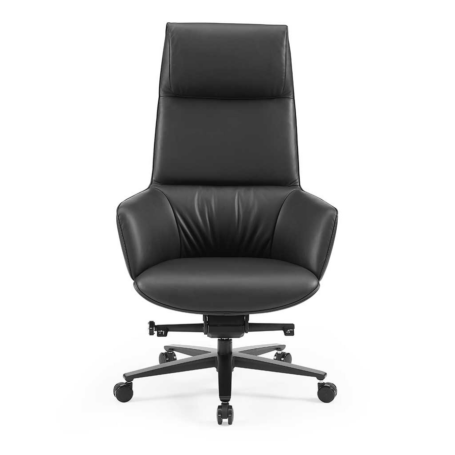 Lincoln Office Chair – Noir High Back Ergonomic Chair 71×128×48 cm