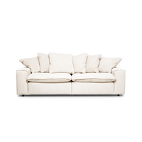 Sofa Linoa - Cream Beige Striped - 2,5 Seater