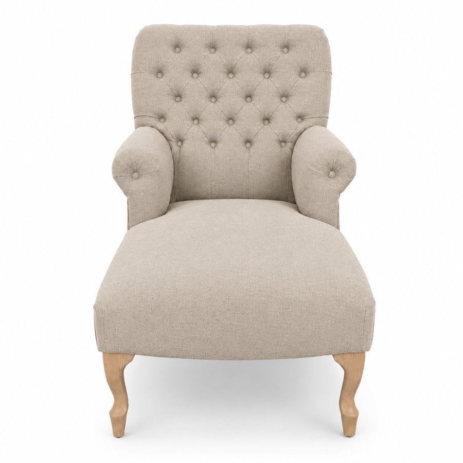 Chaise longue Hercules - Beige - 80 x 150 x 95 cm - Personnalisable