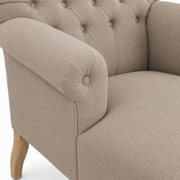 Chaise longue Hercules - Beige - 80 x 150 x 95 cm - Personnalisable