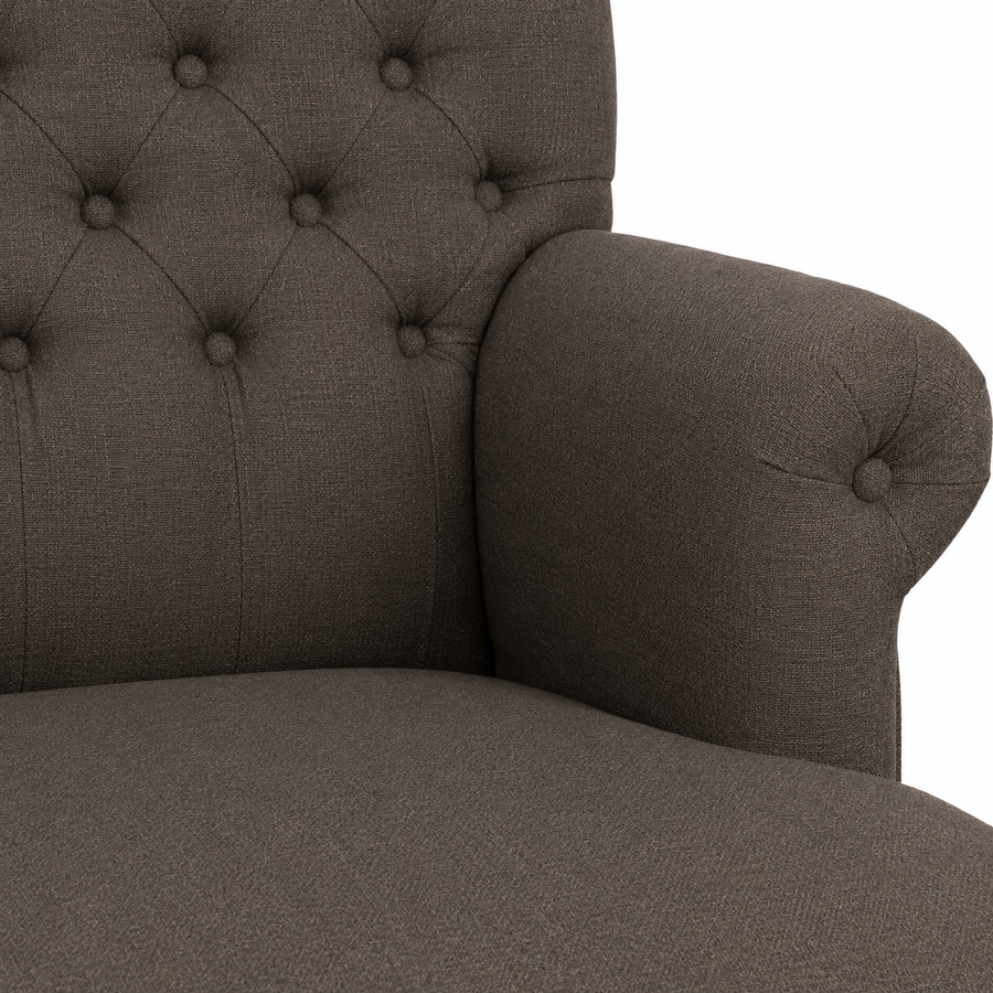 Longchair Hercules - Brown - 80 x 150 x 95 cm - Customizable