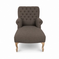 Longchair Hercules - Brown - 80 x 150 x 95 cm - Customizable
