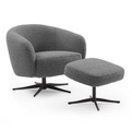 Loungesessel Shepherd – Glore Grau Stoff