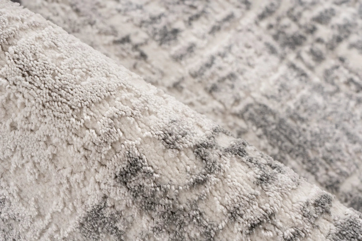 Hoogpolig Vloerkleed - Riveda Zilver | Marcottestyle