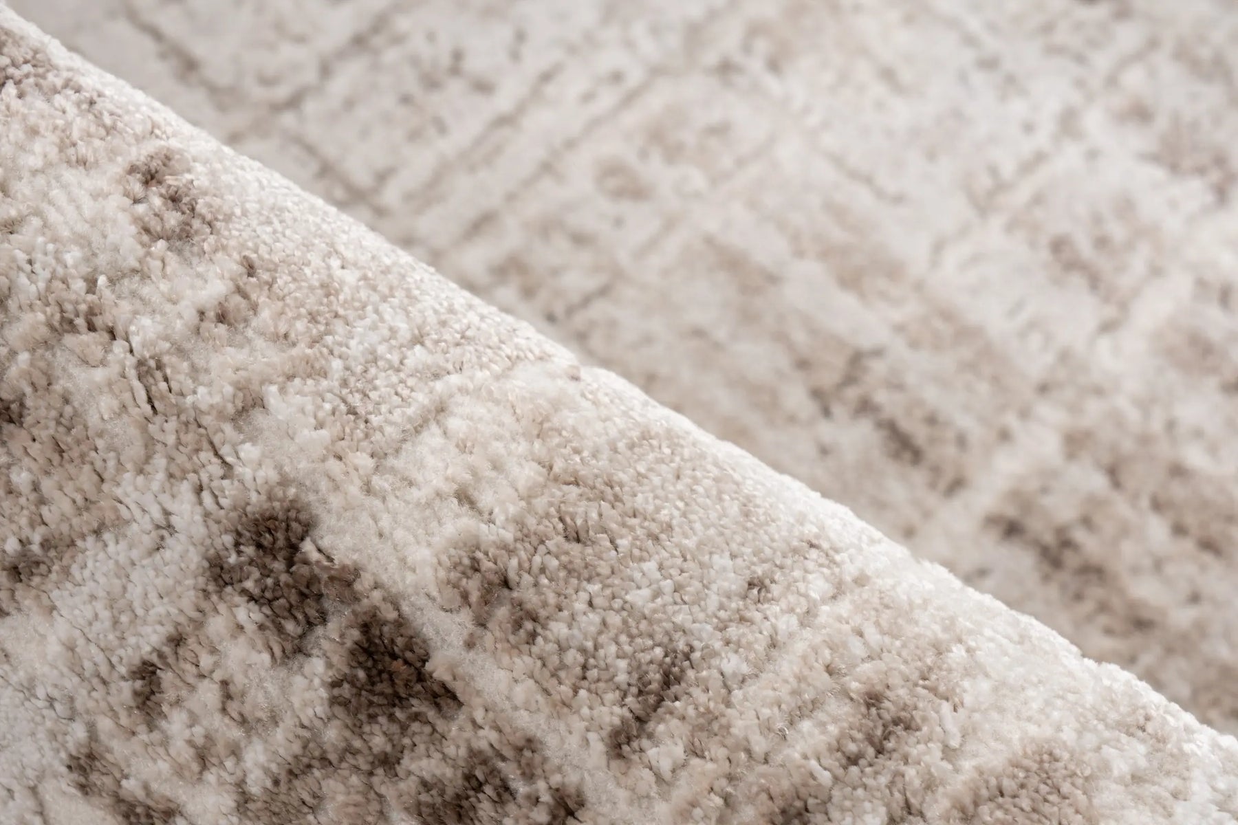 Hoogpolig Vloerkleed - Riveda Taupe
