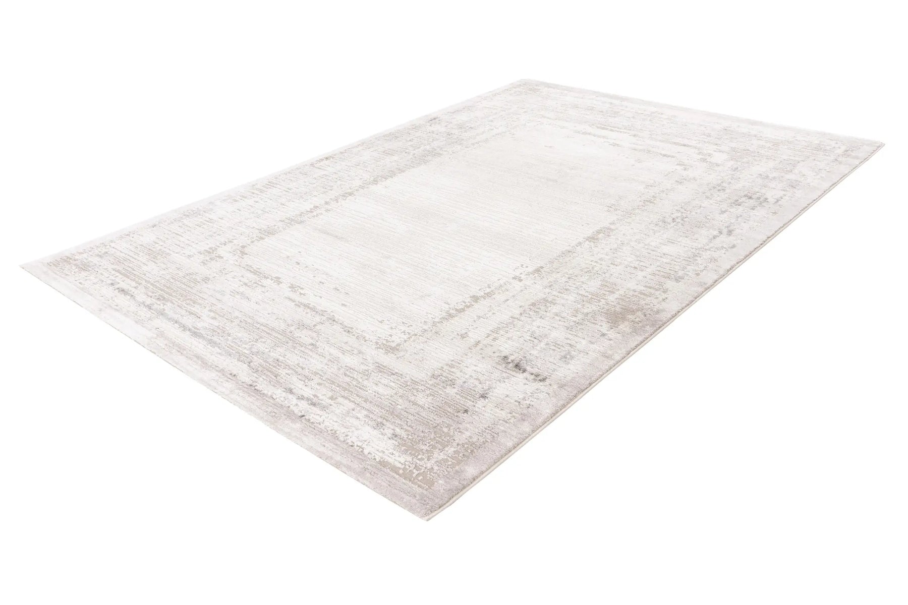 High-Pile Rug - Riveda Silver Border 3