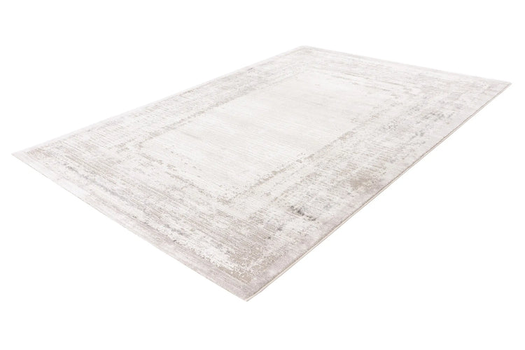 High-Pile Rug - Riveda Silver Border 3