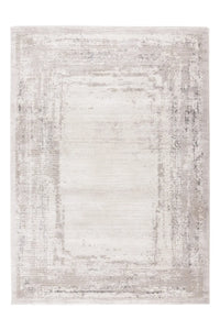 High-Pile Rug - Riveda Silver Border 3