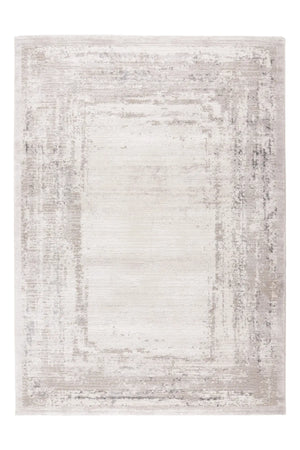 High-Pile Rug - Riveda Silver Border 3