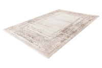 High-Pile Rug - Riveda Taupe Border