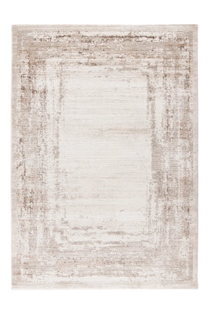 High-Pile Rug - Riveda Taupe Border