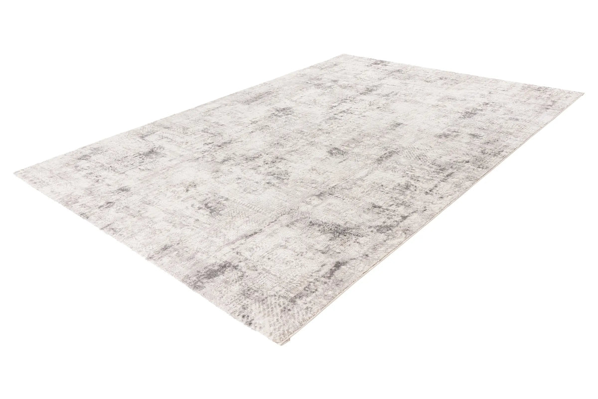 Hochflor-Teppich - Riveda Silber Abstract