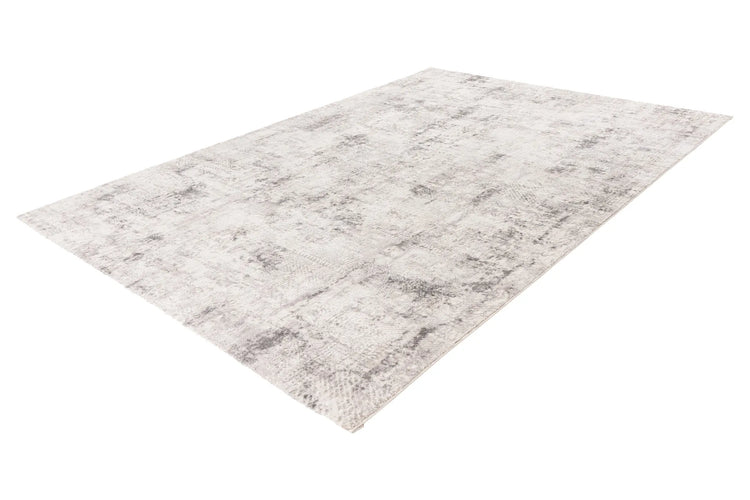 Hochflor-Teppich - Riveda Silber Abstract