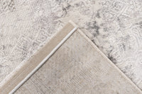 High-Pile Rug - Riveda Silver Abstract