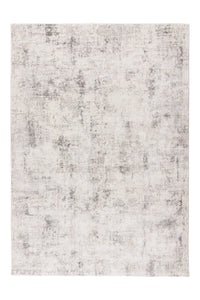 High-Pile Rug - Riveda Silver Abstract