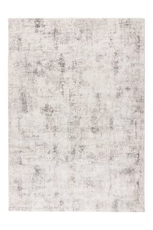 High-Pile Rug - Riveda Silver Abstract