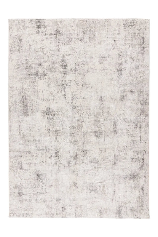 High-Pile Rug - Riveda Silver Abstract